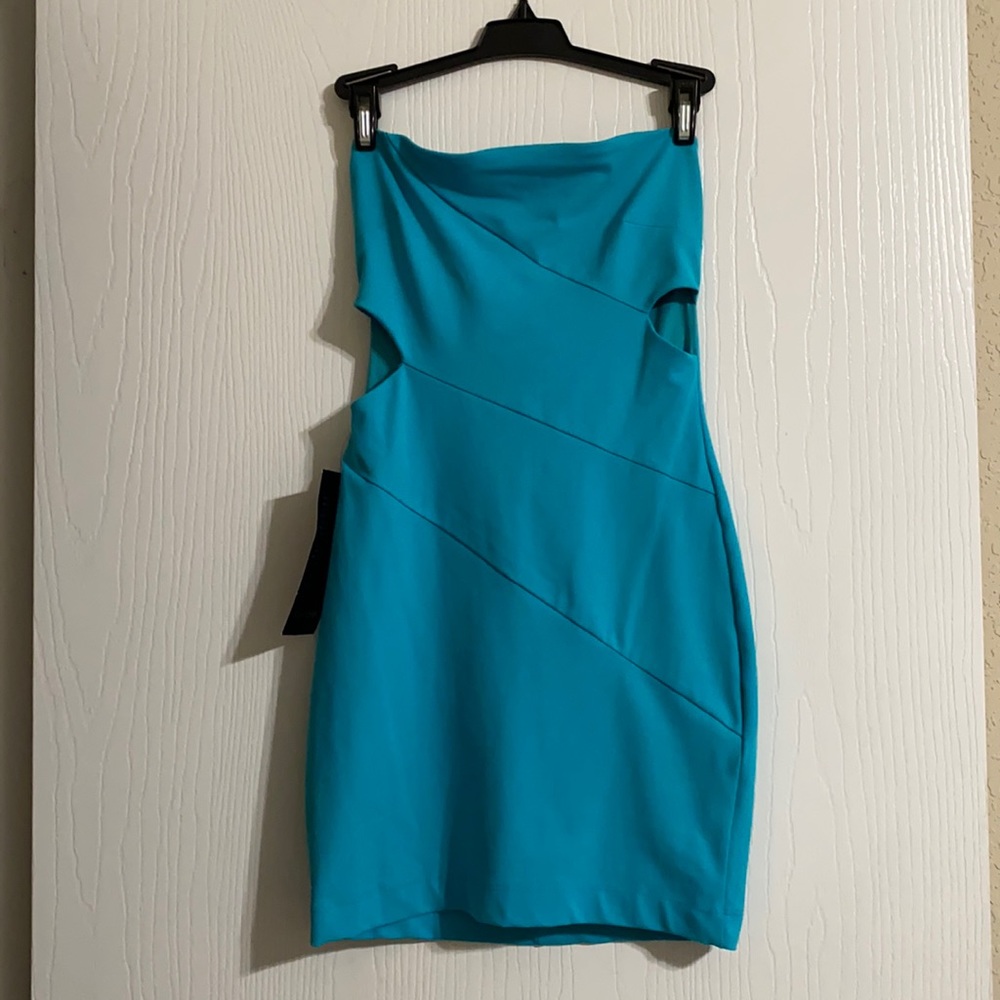 Bebe mini dress - XS - turquoise - NWT